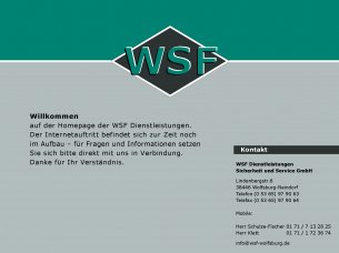 Sicherheit Niedersachsen: WSF Dienstleistungen Sicherheit und Service GmbH